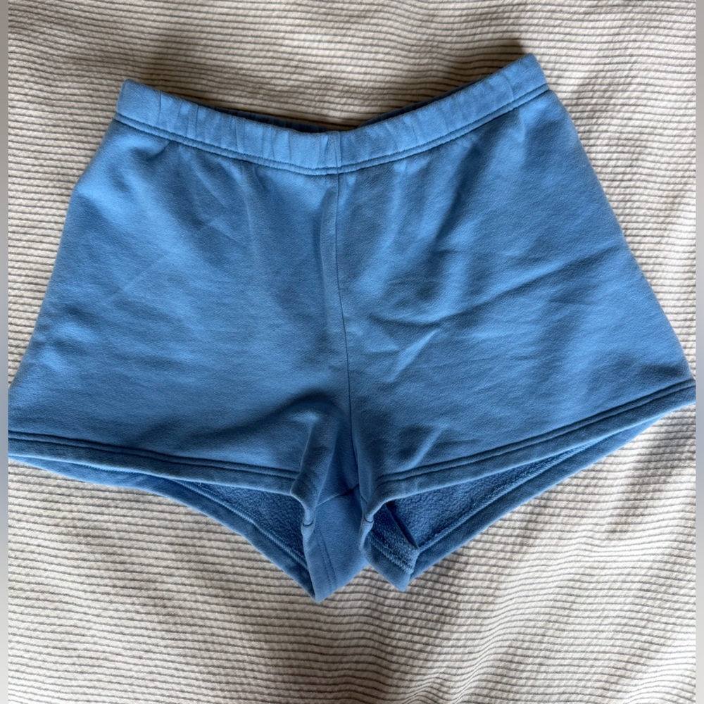 TNA Light Blue Athletic Fleece Shorts